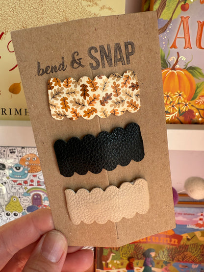 Halloween 3 Pack Snap Clip