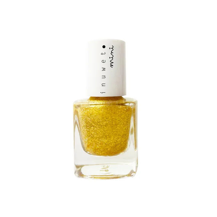 Gold Glitter Water-Based Nail Polish