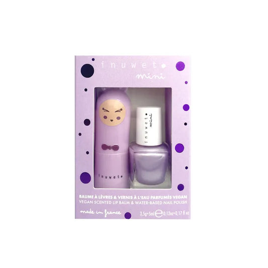 Violet Lip Balm & Water-Based Nail Polish