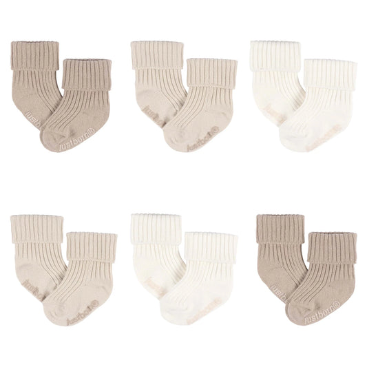 Neutral 6-Pack Socks - Tan