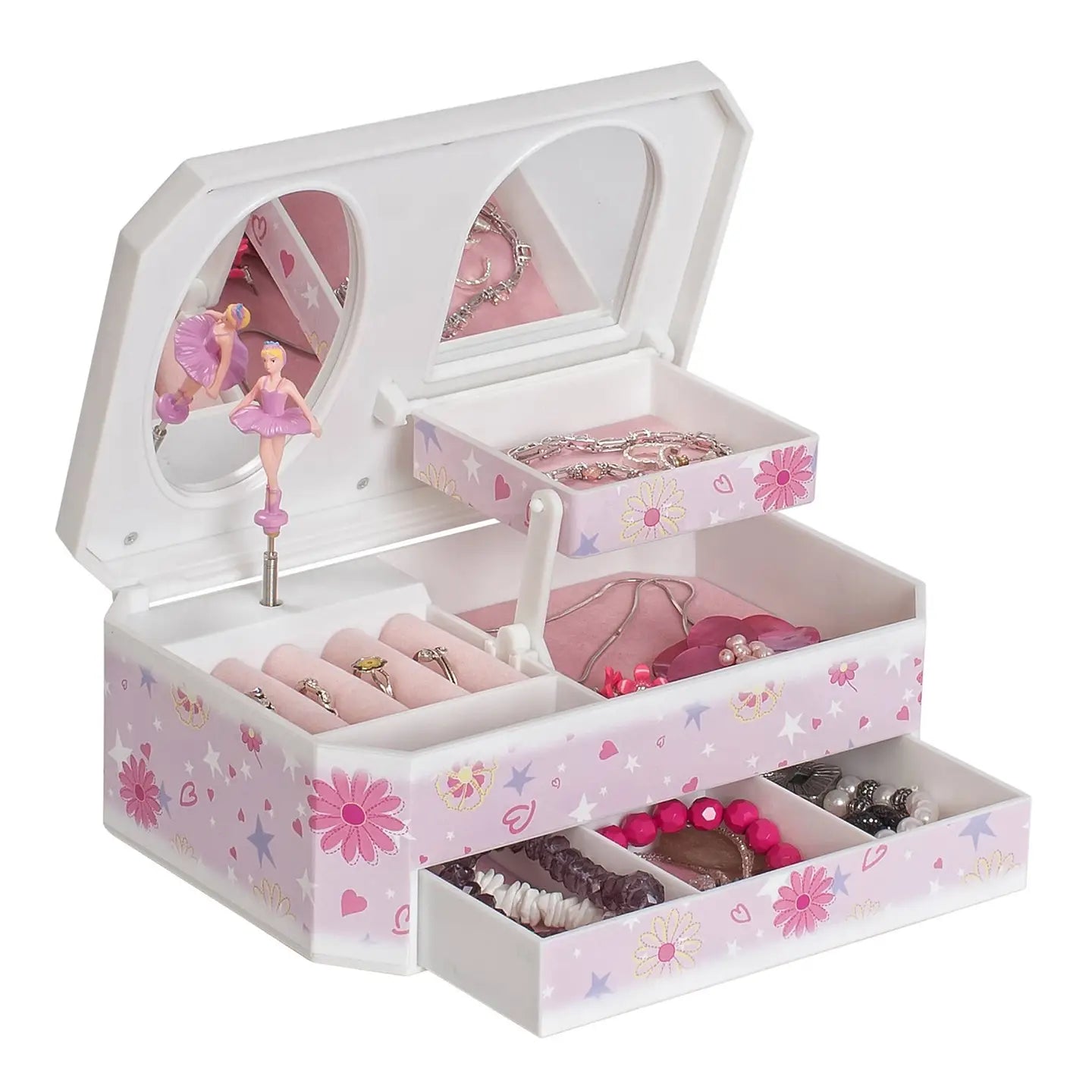 Hayley Girls Musical Ballerina Jewelry Box