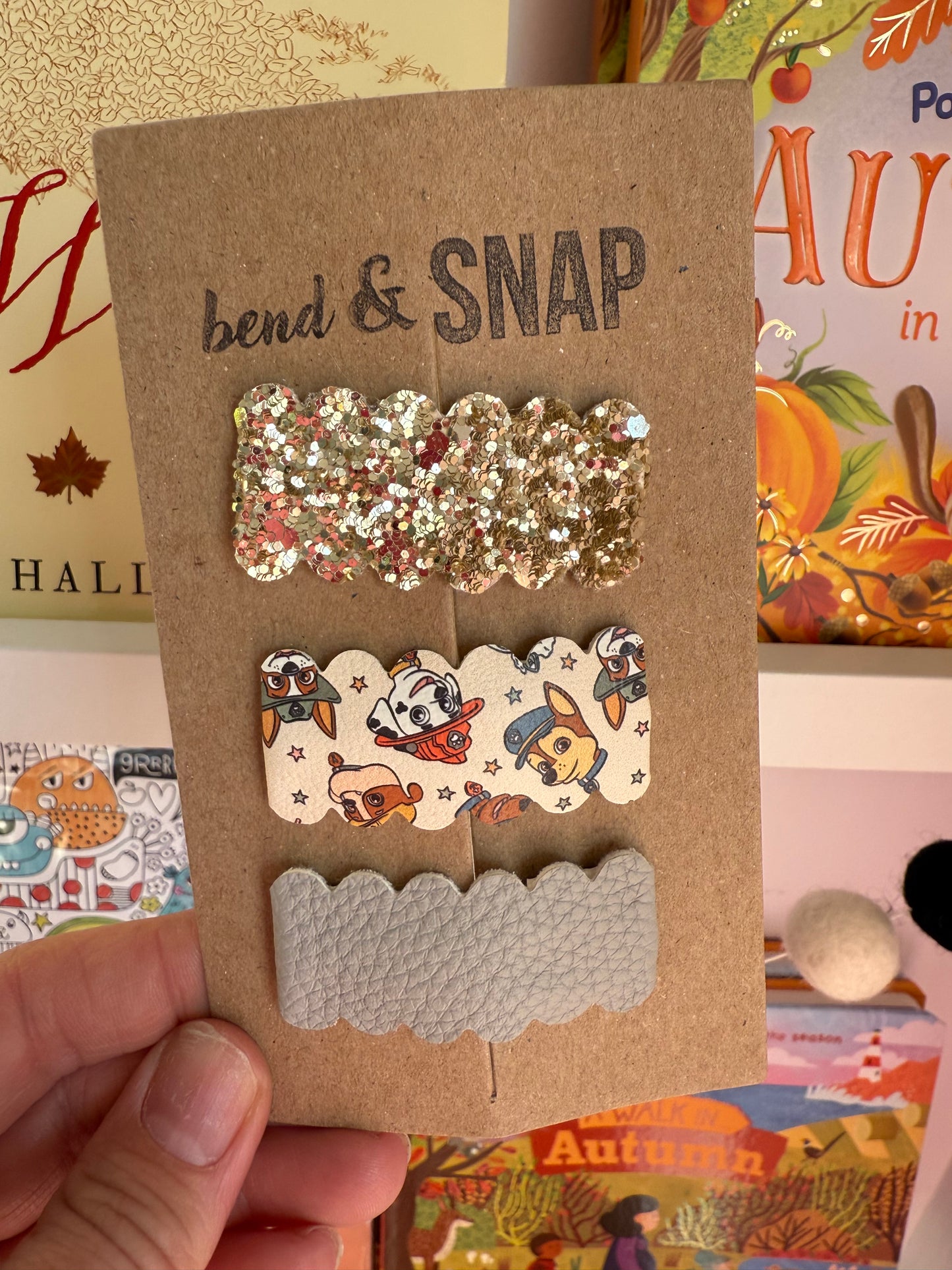 Halloween 3 Pack Snap Clip
