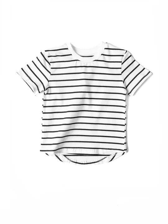 Black & White Pinstripe Tee