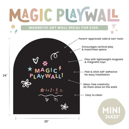 MINI Magic Playwall - Arch Magnetic Wall Decal for Kids