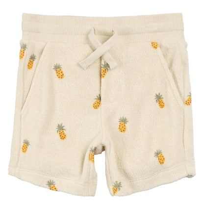 Kids Pineapple Terry Shorts