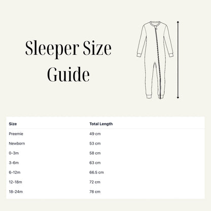 Dusty Blue Ribbed Sleeper