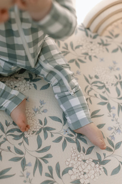 Bamboo Sleeper - Sage Gingham