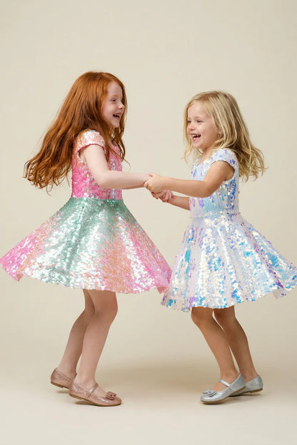 Sorbet Swirl Skater Dress