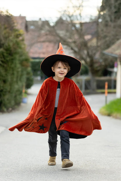 Autumn Embers Wizard Cape and Hat (4-6)