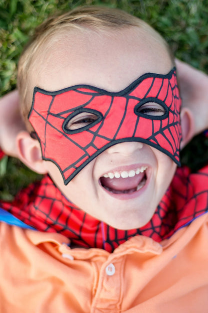 Spider Cape Set with Mask and Cuffs (3-4)