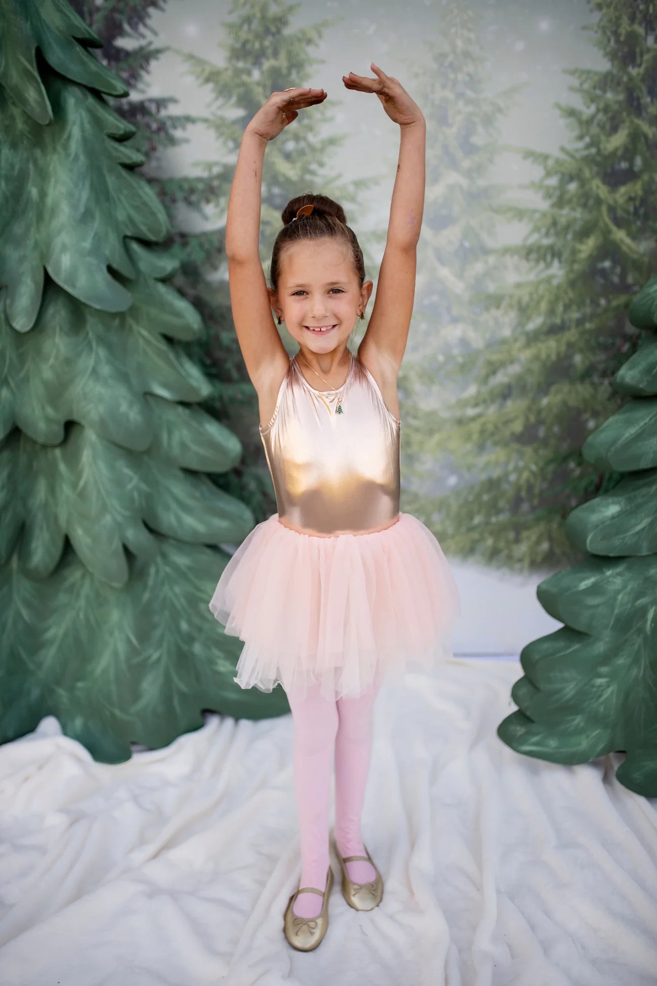 Rose Gold Ballet Tutu Dress