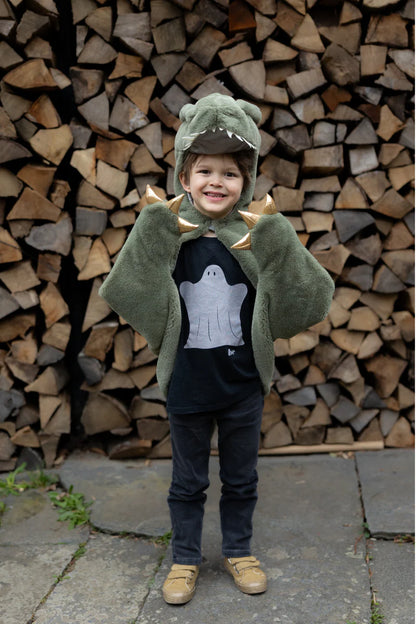 Green T-Rex Cuddle Cape