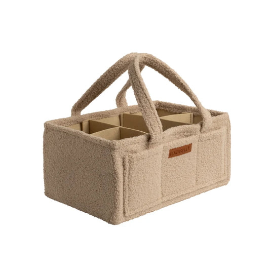 Taupe Teddy Diaper Caddy