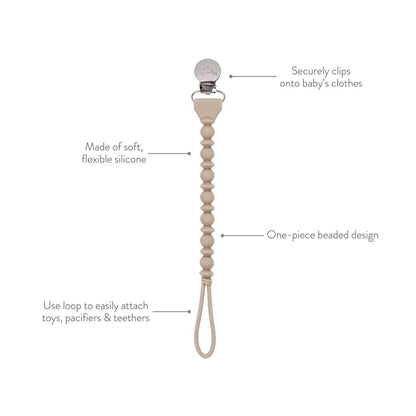 Sweetie Strap™ - Beaded Pacifier Clip