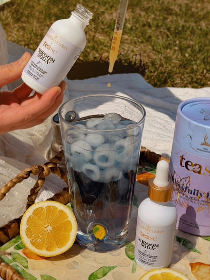 Lemon Lavender Shroom Soda