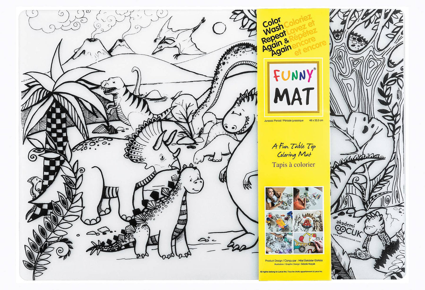 Jurassic Colouring Mat