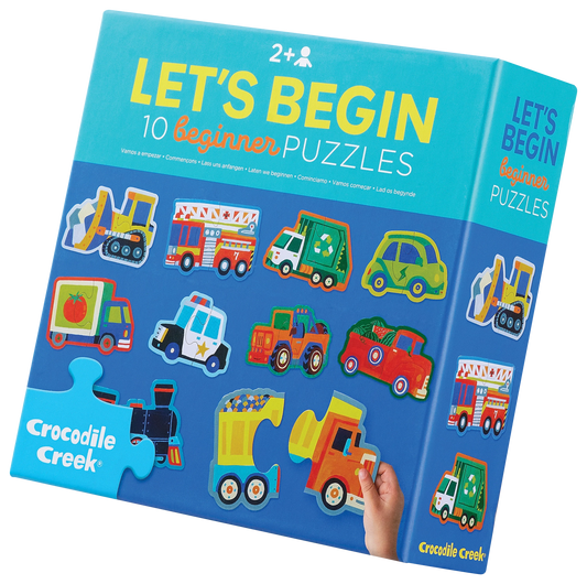 Let's Begin 2-Piece Box Puzzle - Vehicles