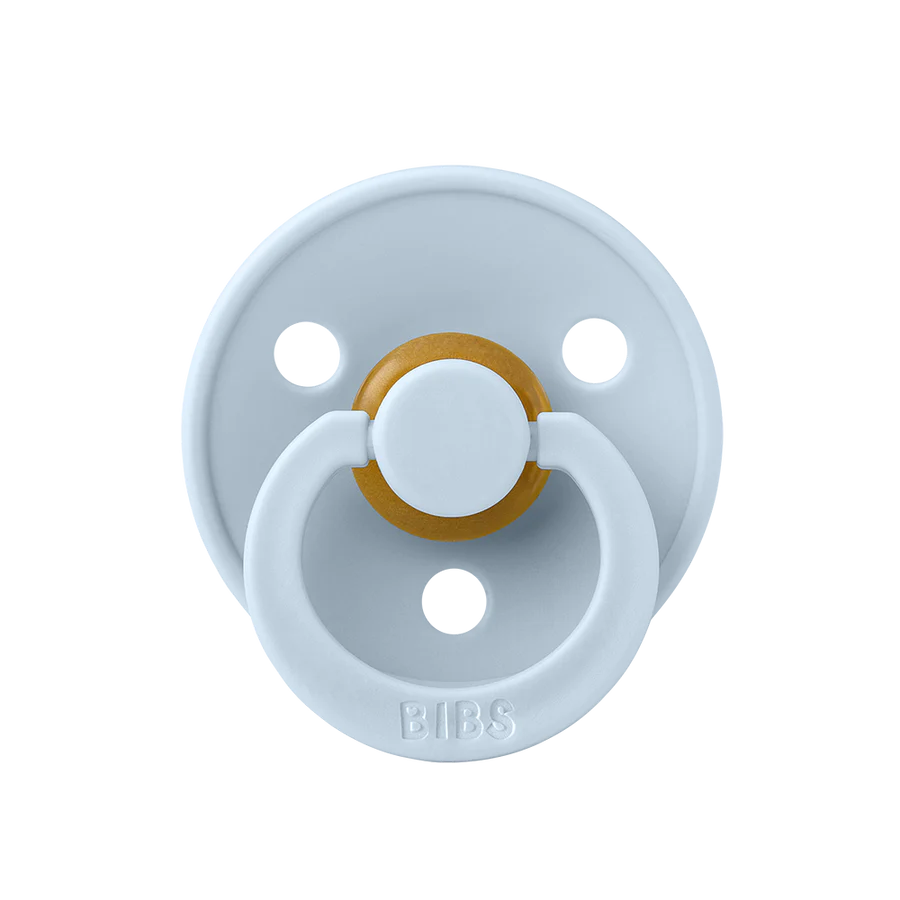 BIBS Pacifier - Baby Blue/White