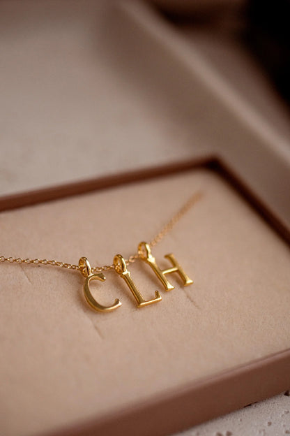 Letter Charm Necklace