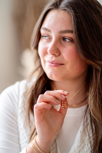 Letter Charm Necklace
