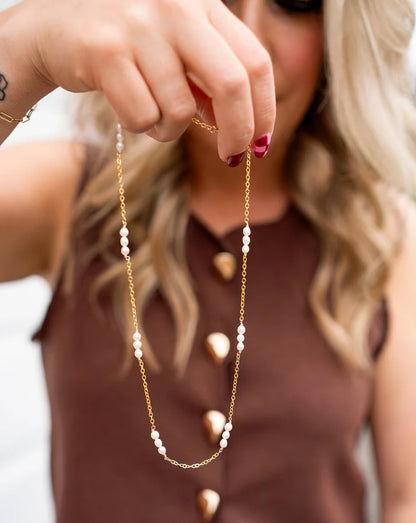 Pearl Cluster Necklace