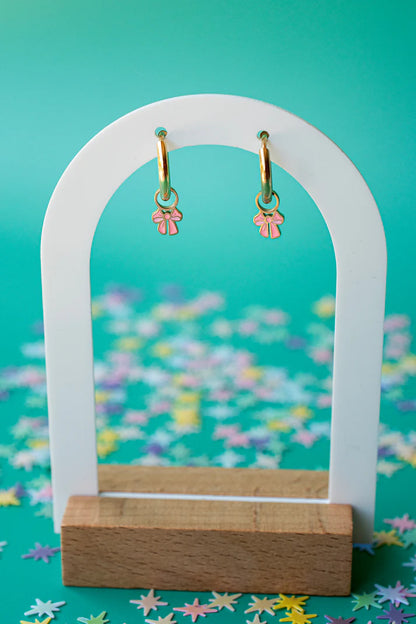 Pink Bow Charm