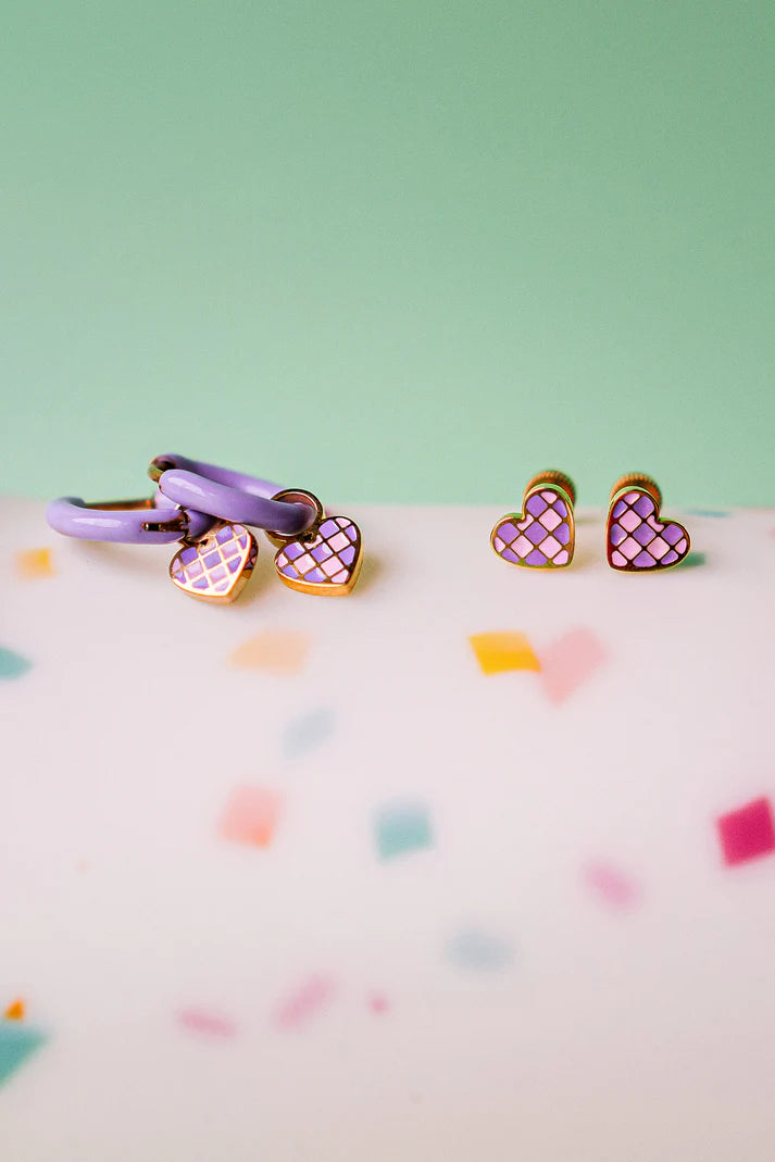 Colourful Enamel Hoops