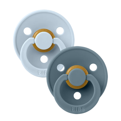 BIBS Pacifier Anatomical - Baby Blue/Petrol
