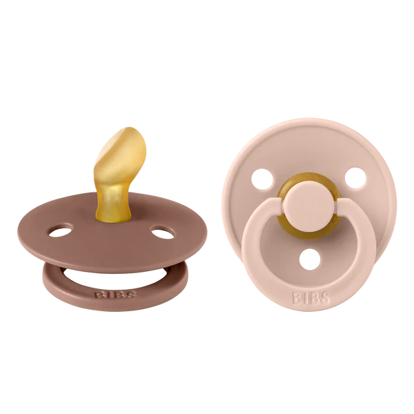 BIBS Pacifier Anatomical - Blush/Woodchuck