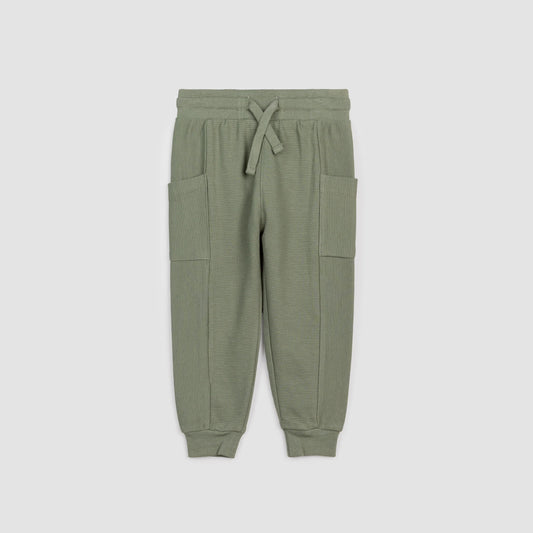 Kids Green Ottoman Joggers