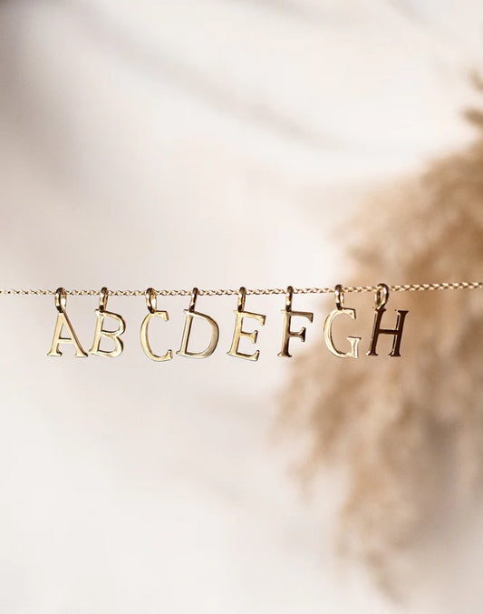 Letter Charm Necklace