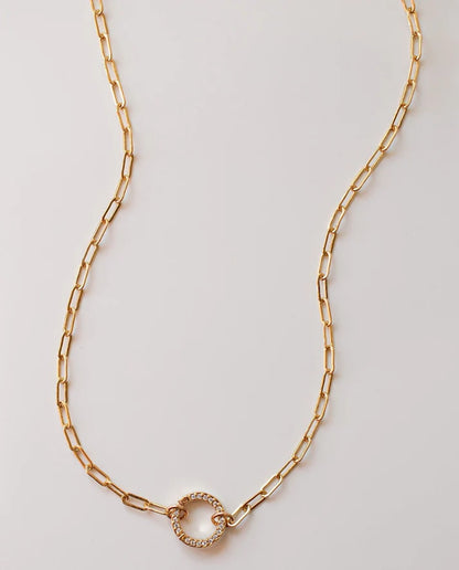 Paperclip Carabiner Necklace