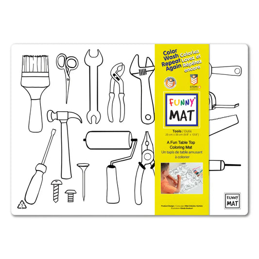Tools Colouring Mat *Compact Size*
