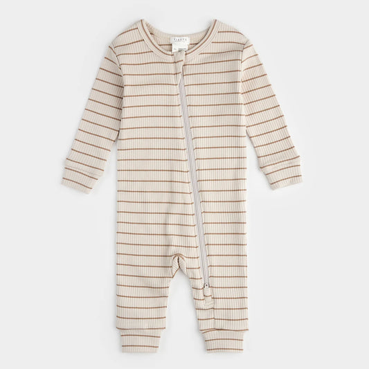 Dune Striped Modal Rib Sleeper