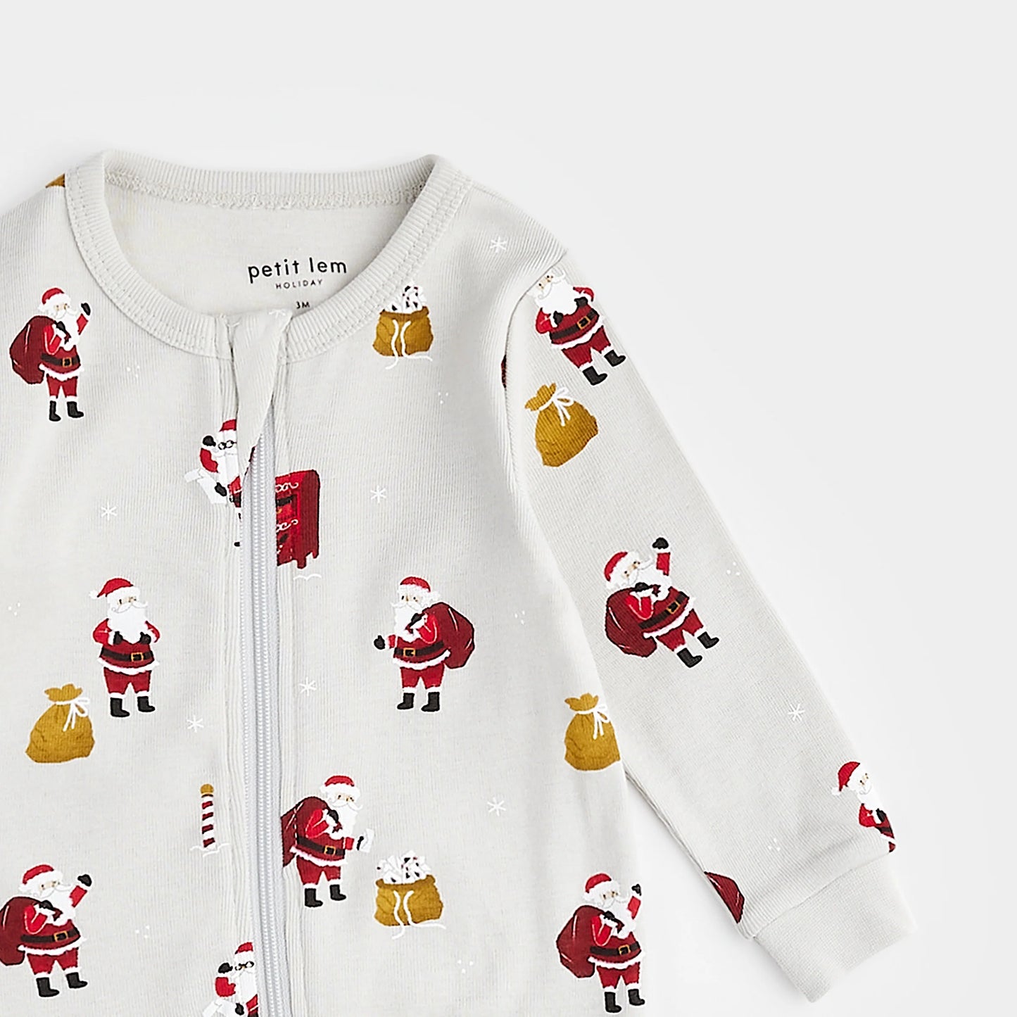 Must Be Santa Print on Lunar Rock Sleeper