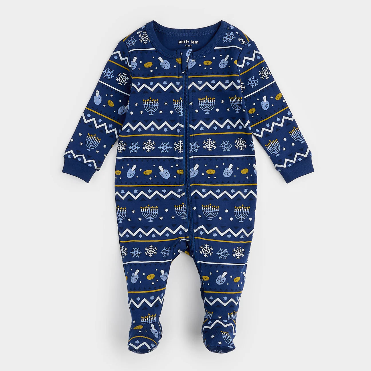 Hanukkah Fair Isle Print Sleeper