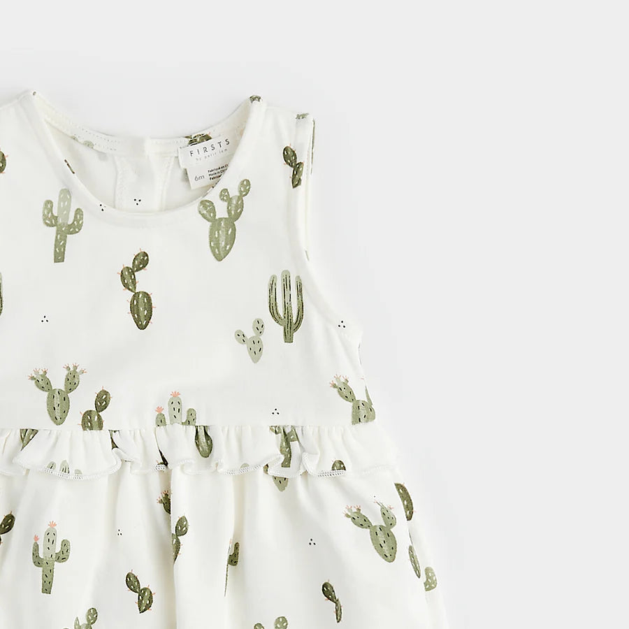 Cactus Dress with Onesie