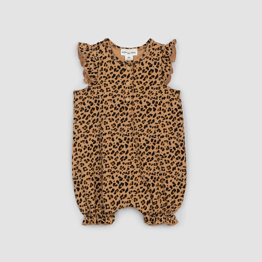 Baby Leopard Print Romper