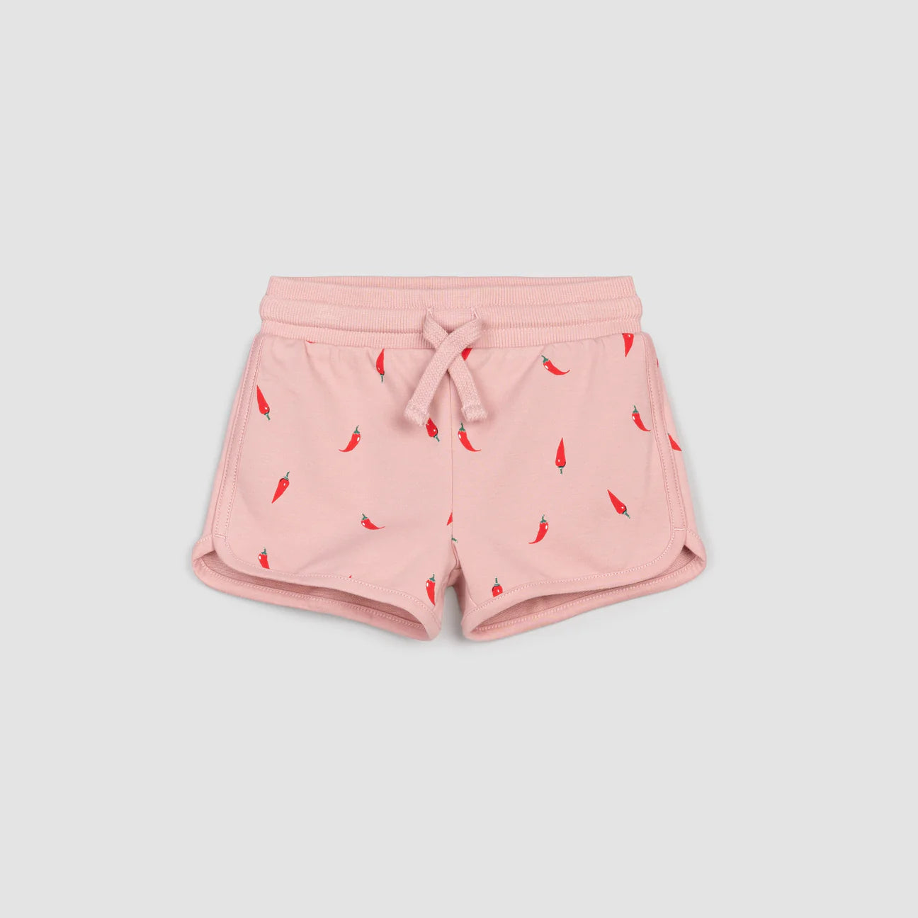 Hot Pepper Pink Terry Shorts