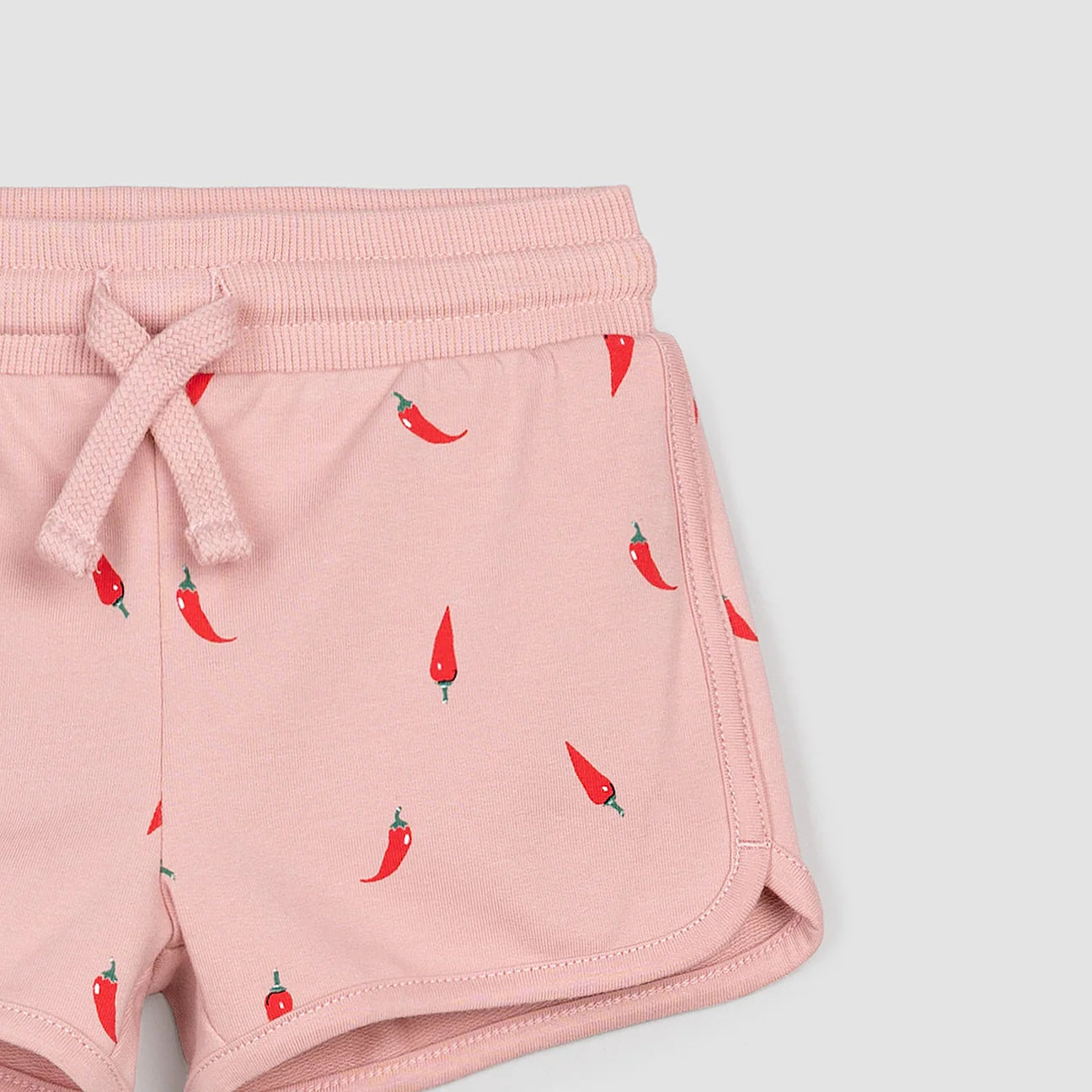 Hot Pepper Pink Terry Shorts