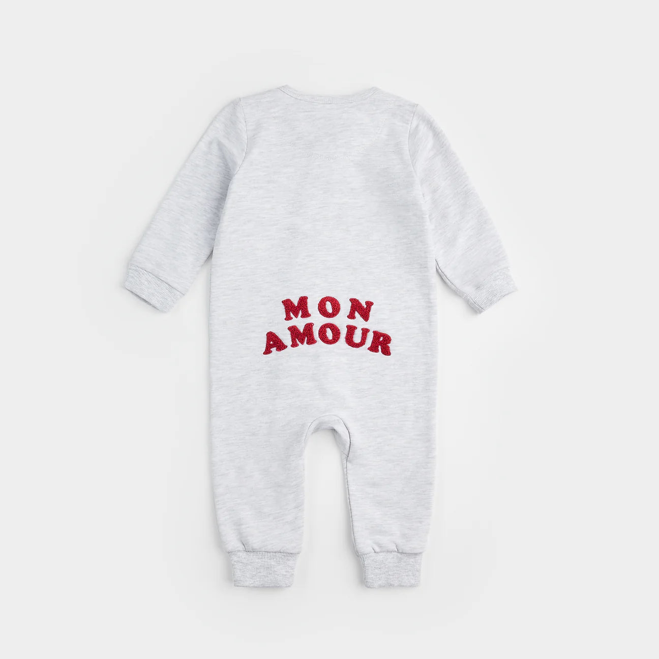 Mon Amour Grey Valentines Romper