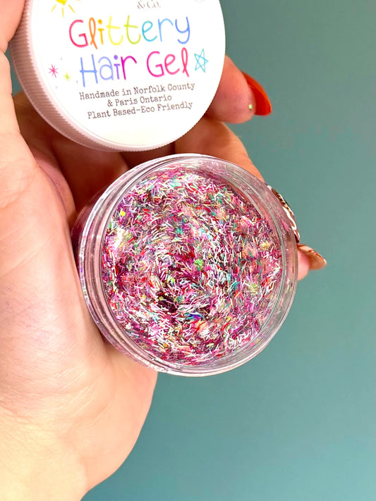 Christmas Tinsel Glittery Hair Gel