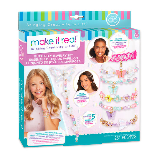 Butterfly jewelry set