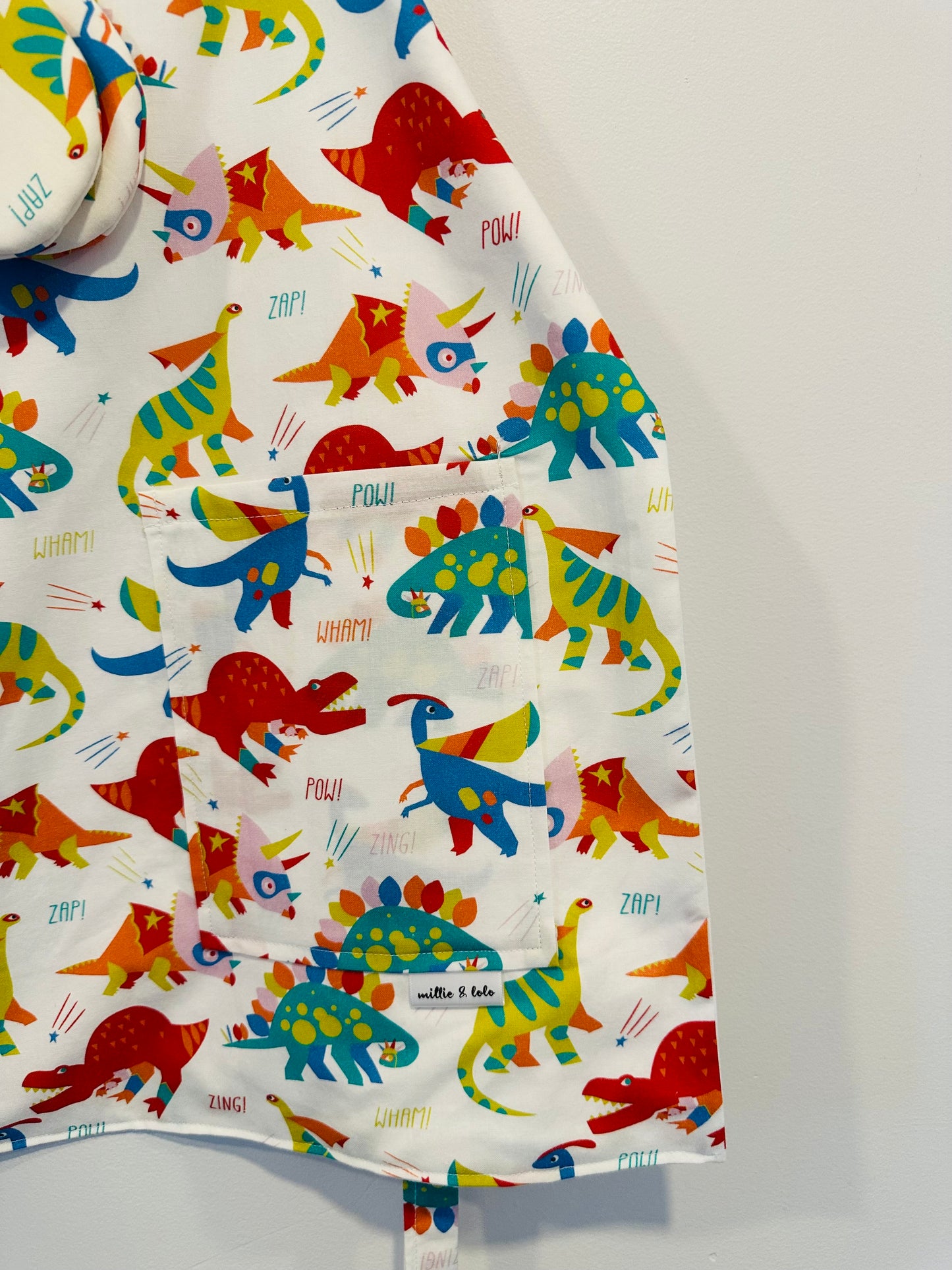 Super Hero Dinos Apron