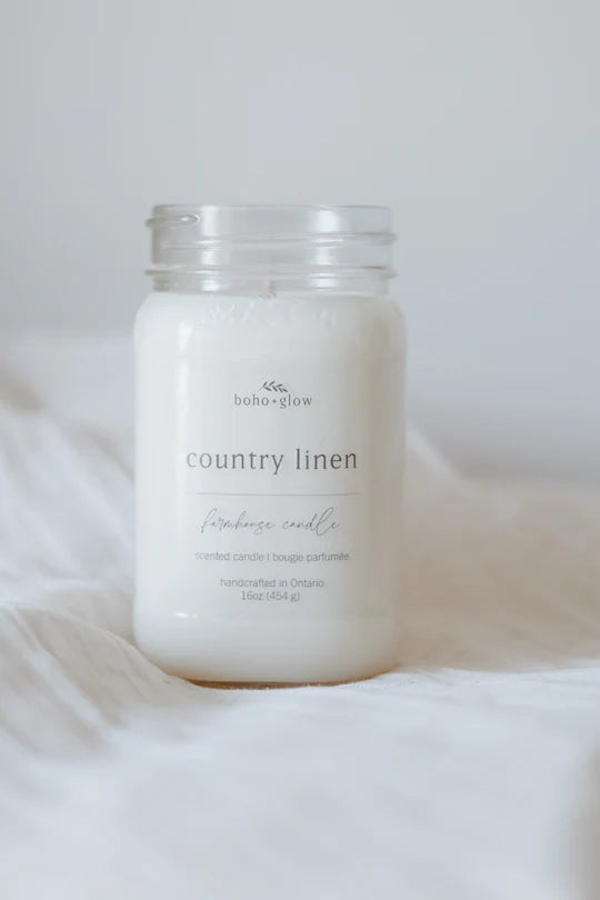 country linen // farmhouse candle