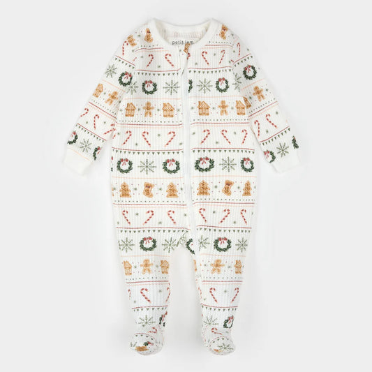 Holiday Treats Fair Isle Print on Thermal Sleeper