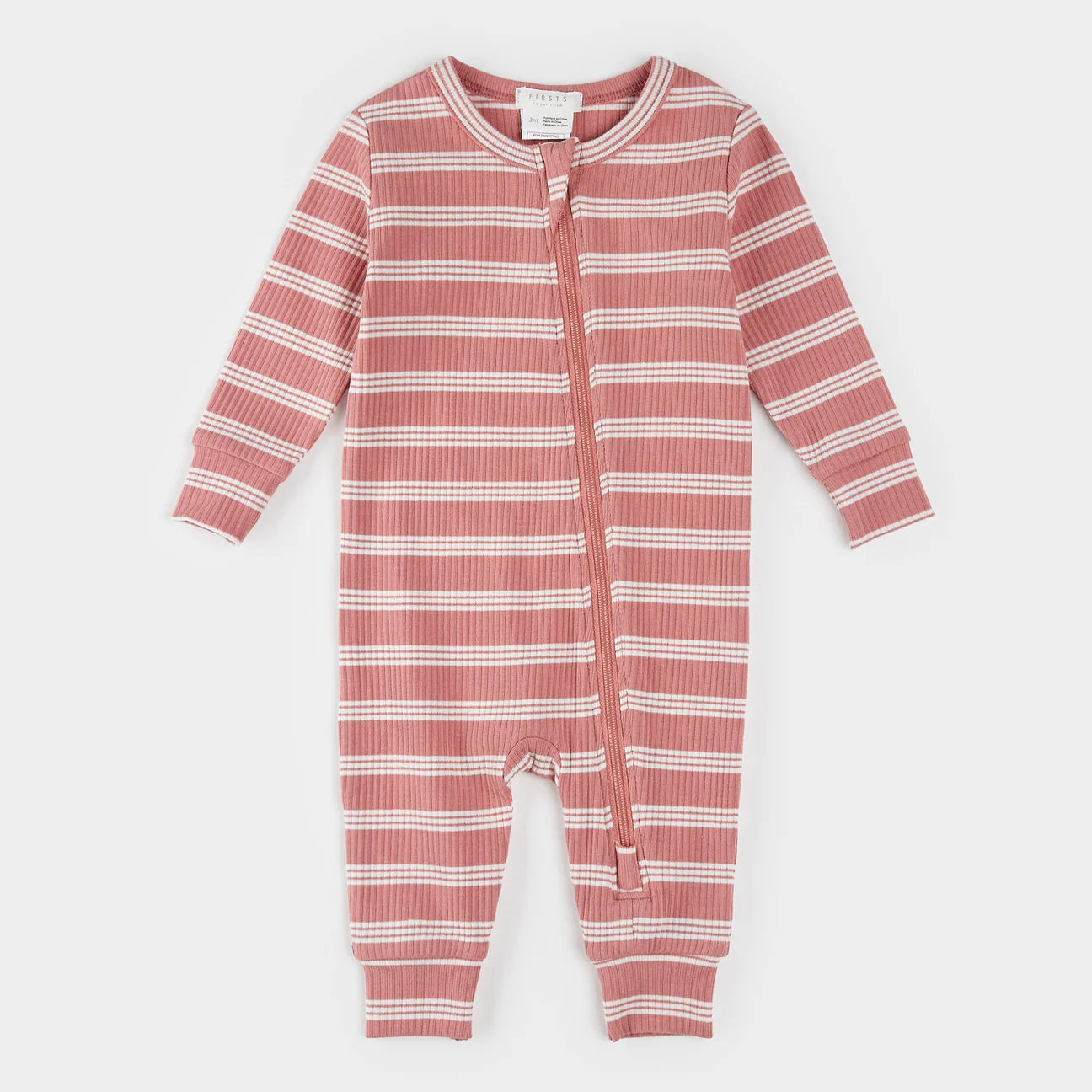 Bubblegum Striped Modal Rib Sleeper