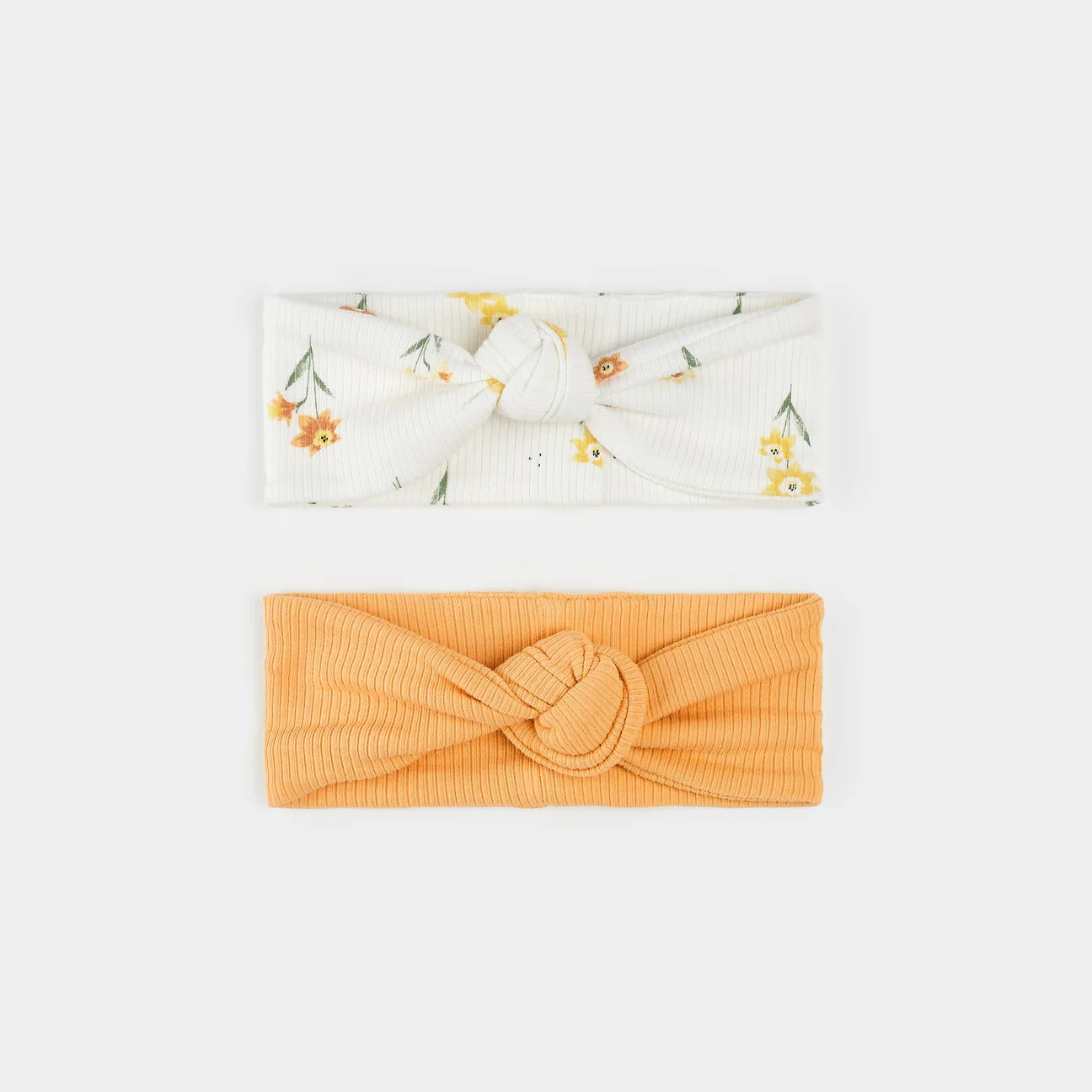 Daffodils & Apricot 2pk Headbands