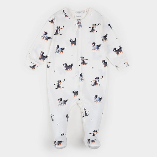 Rink Rover Print on Off-White LunaKnit Sleeper