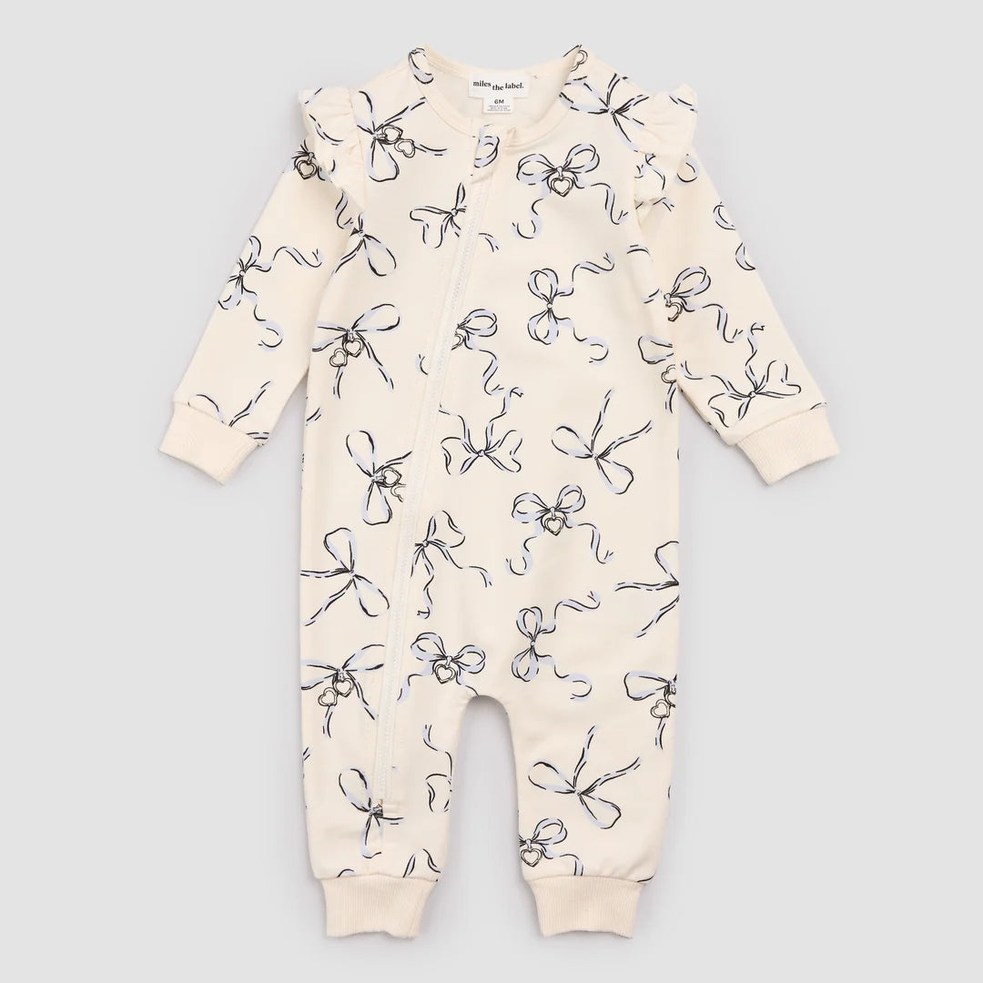 Baby Locket Print on Ivory Playsuit